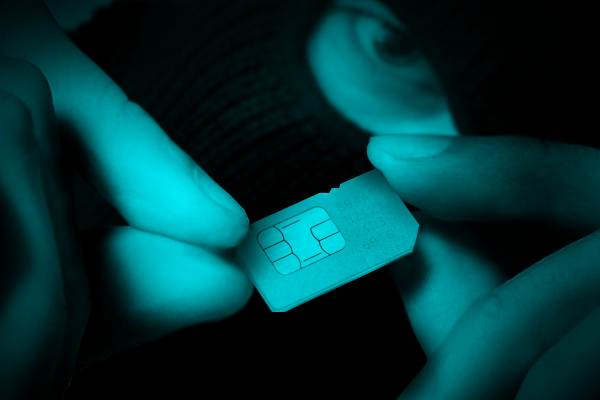 Anonymous SIM card scam